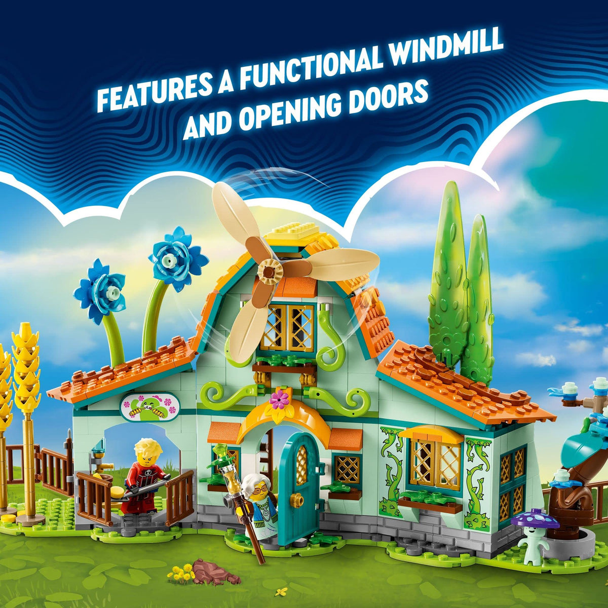 LEGO DREAMZzz barn doors open for dynamic scenes