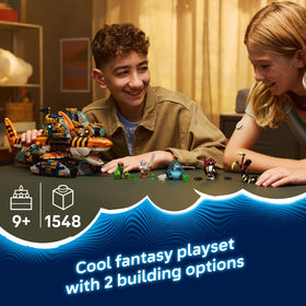 LEGO DREAMZzz Tiger Shark Tank with movable tail for action-packed pretend battles