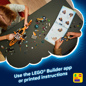 LEGO DREAMZzz Treasure Creature figures in green and white spark treasure hunts