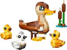 LEGO Duck Family mother duck poseable for storytelling and display.