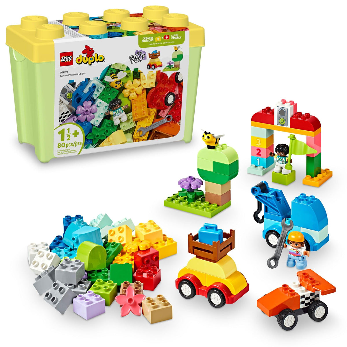 LEGO DUPLO Cars and Trucks box pieces spark creative play and fine motor skill development