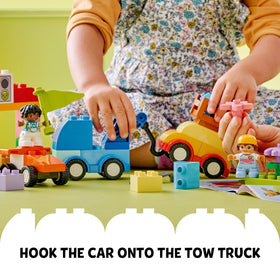LEGO DUPLO family car and countryside scene invites creative construction