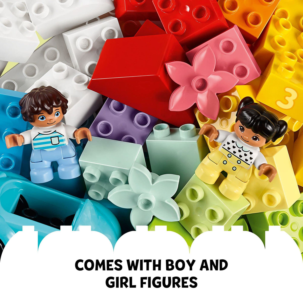 LEGO DUPLO Classic brick box colorful bricks invite bright building sessions.