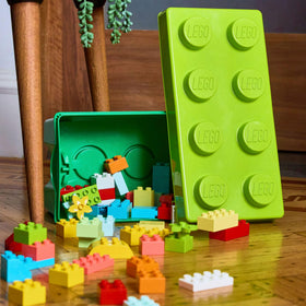 LEGO DUPLO Classic brick box sturdy box supports on-the-go learning.