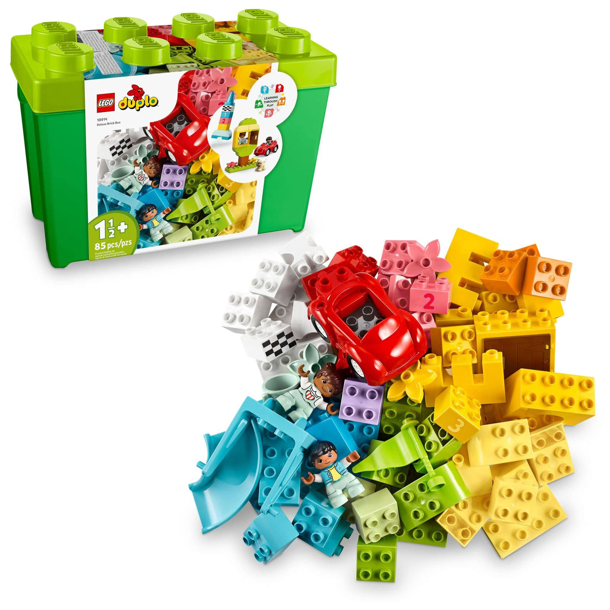 LEGO DUPLO Classic Deluxe bricks in rainbow colors spark imaginative play and early creativity