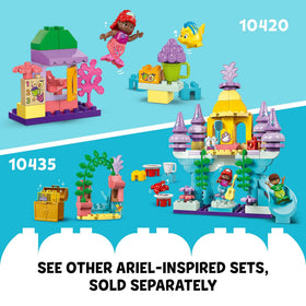 LEGO DUPLO undersea cafe assembly promotes fine motor skills