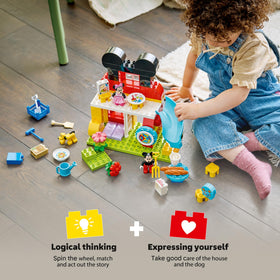Pluto figure with door from LEGO Duplo Disney sparks caring play and role-play.
