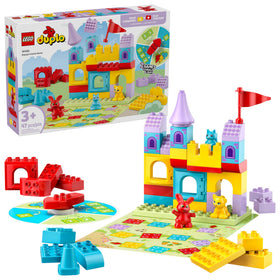 LEGO DUPLO Hopsy's Castle Game board promotes family bonding and cooperative play.