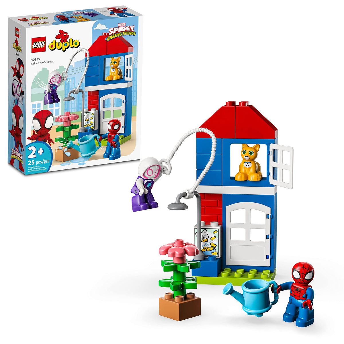 LEGO DUPLO Marvel Spider-Man’s House 10995 — buildable house for imaginative toddler play.