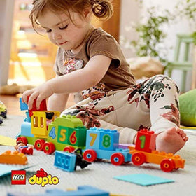 LEGO DUPLO number train cat figure adds friendly storytelling moments