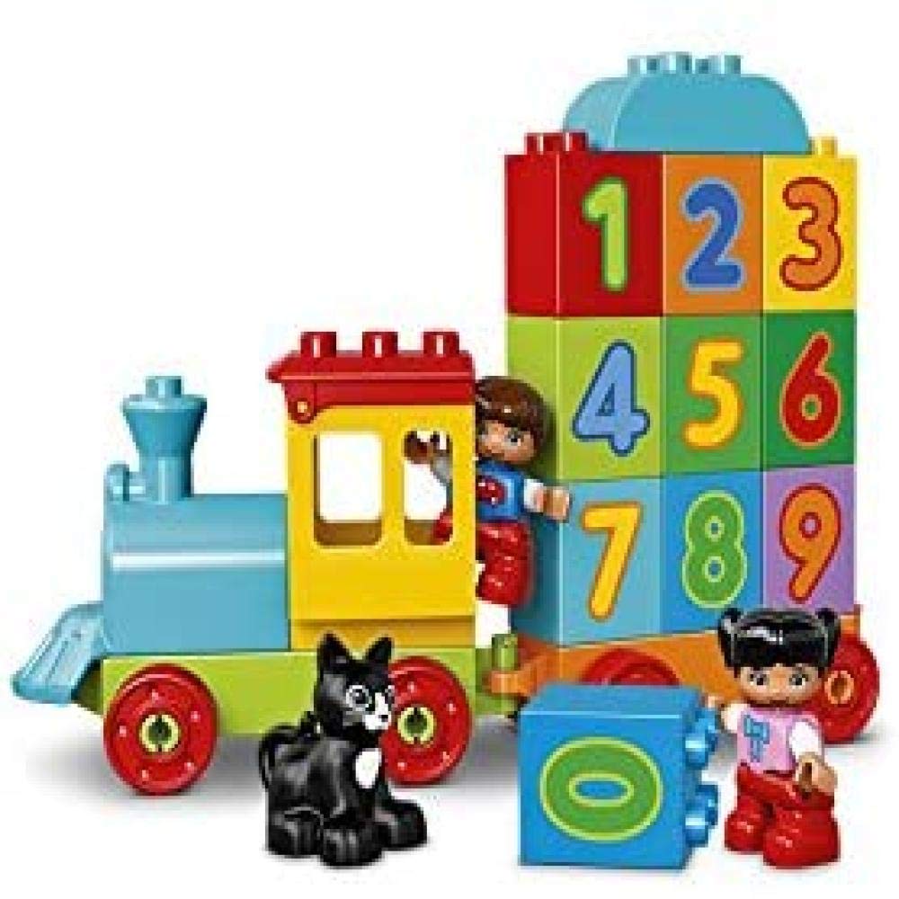 LEGO DUPLO number train full-train display invites collaborative play