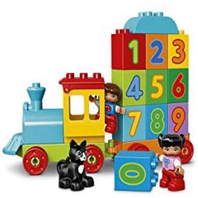 LEGO DUPLO number train full-train display invites collaborative play