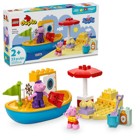 LEGO DUPLO Peppa Pig boat-trip toy boat on water for toddlers
