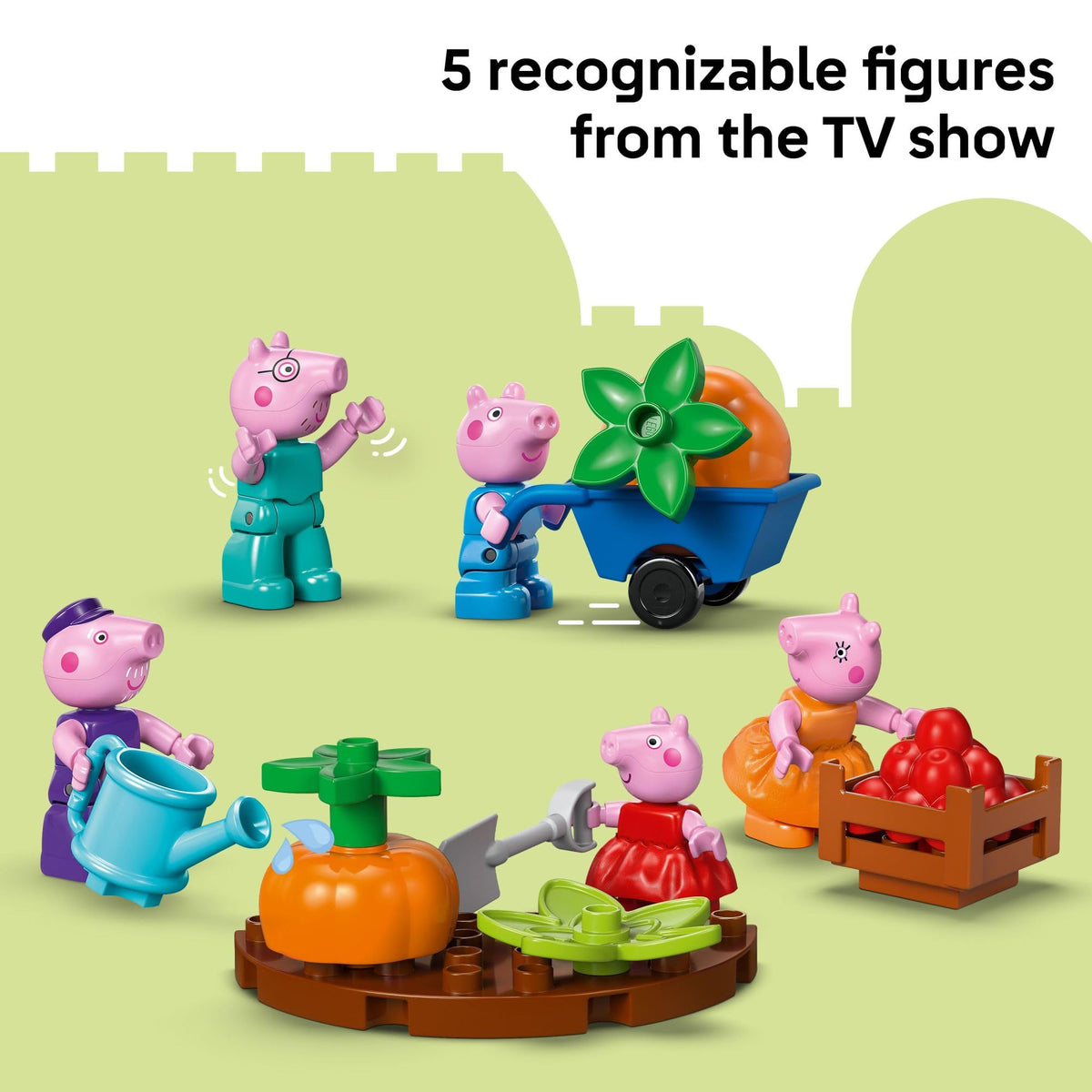 LEGO DUPLO harvested produce pieces—boosts storytelling during playtime