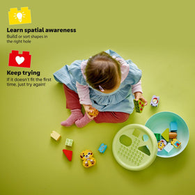 LEGO DUPLO Puppy figures in action sparking imaginative play and storytelling.