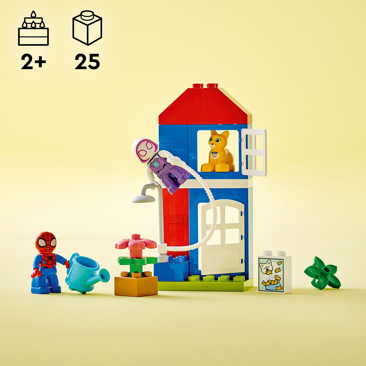 LEGO DUPLO Spider-Man figure 10995 — action-ready hero for storytelling adventures.