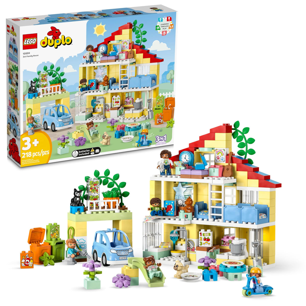 LEGO DUPLO Town 10994 front view for open-ended family storytelling
