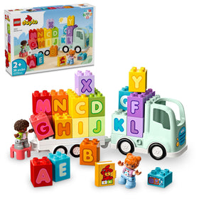 LEGO DUPLO Town Alphabet Truck drivable toy boosts early letter exploration