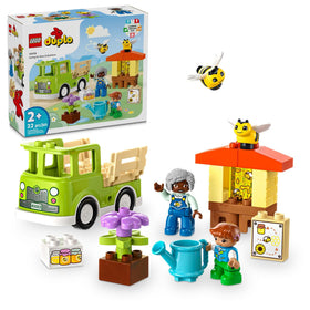LEGO DUPLO Town Caring for Bees & Beehives beehive with honeycomb brick encourages pretend play