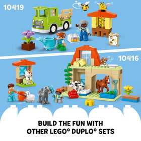 LEGO DUPLO Town Caring for Bees & Beehives watering can supports fine motor and plant care play