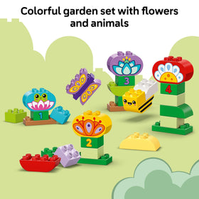 LEGO DUPLO 10444 bee figure close-up for garden-themed role-play.