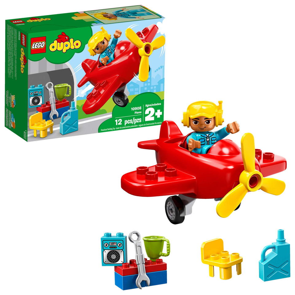 LEGO DUPLO Town Plane 10908 plane with propeller for imaginative takeoff adventures
