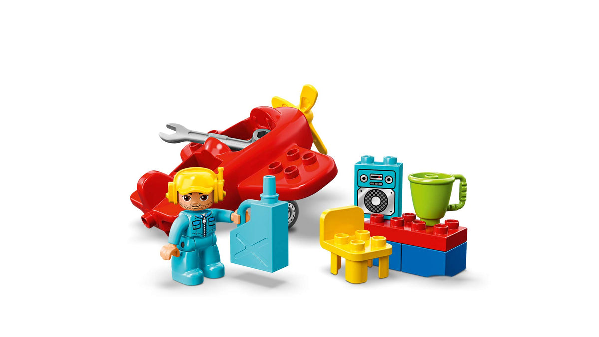 LEGO DUPLO Town Plane 10908 12-piece set fits toddlers 2+ for creative play