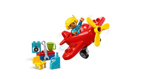 LEGO DUPLO Town Plane 10908 workshop table and chair build fine motor skills