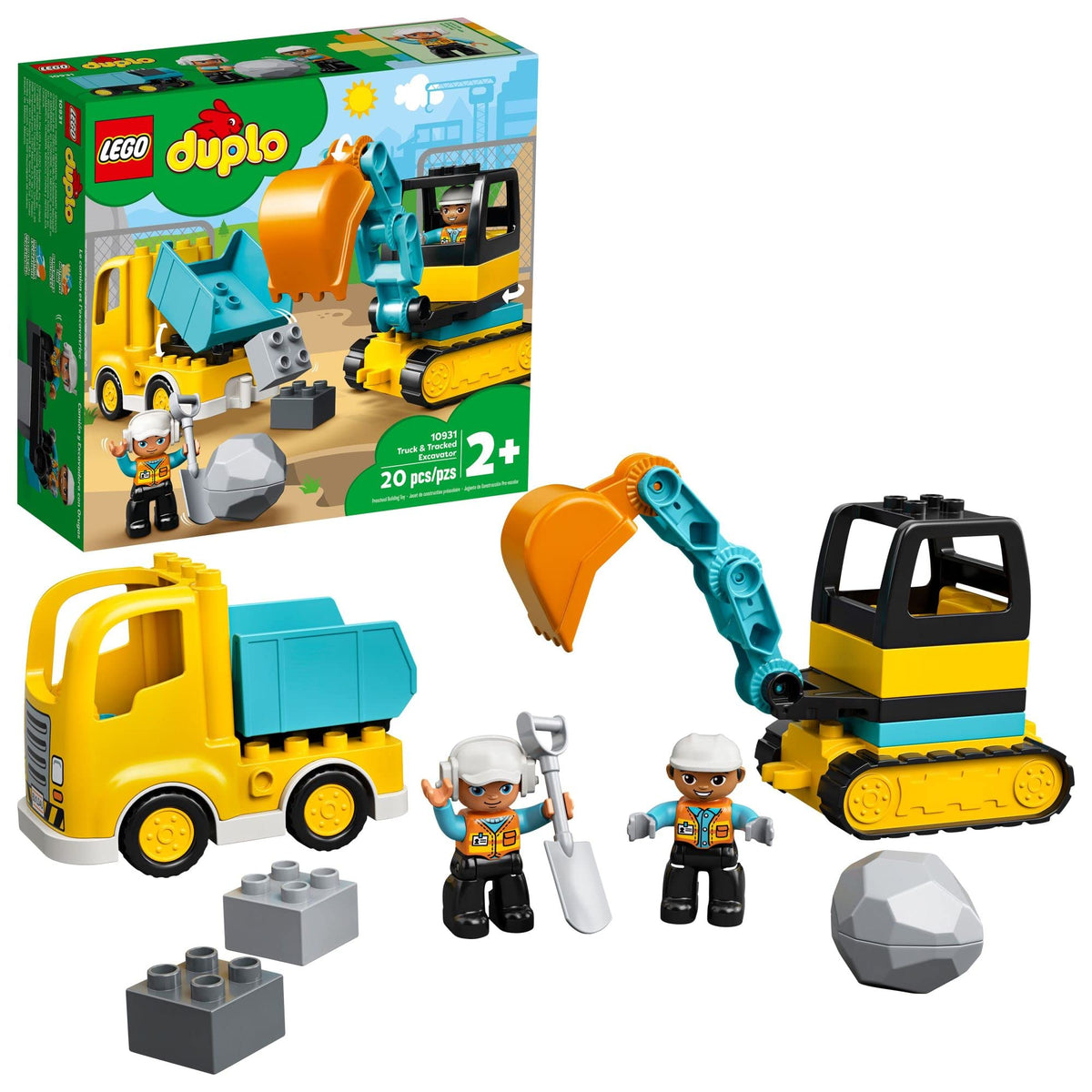 LEGO DUPLO Town Truck: a safe push-along vehicle for imaginative play.