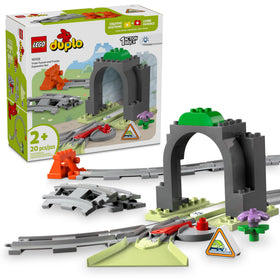 LEGO DUPLO Train Tunnel with colorful tracks for imaginative toddler play