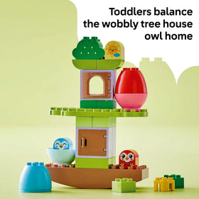 LEGO DUPLO Tree House with hinged window supports interactive storytelling