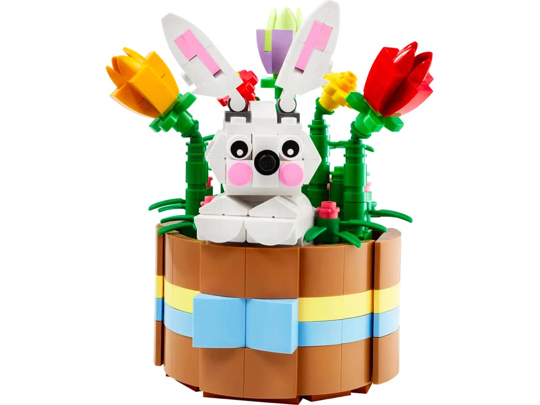 LEGO Easter Basket 40587: bunny in basket arrangement for Easter décor and gifts