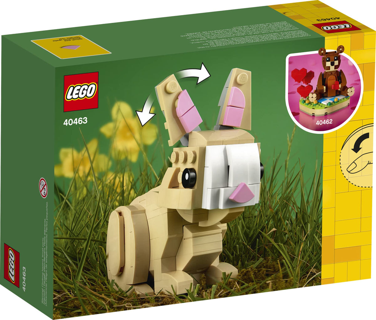 LEGO Easter Bunny 40463 hides a surprise to delight young builders.