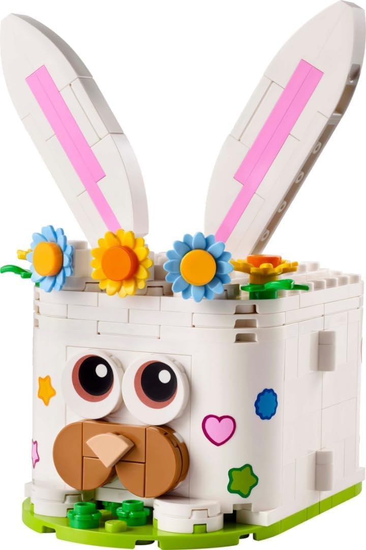 LEGO Easter Bunny Surprise 40764 color pieces highlight vibrant Easter-themed bricks