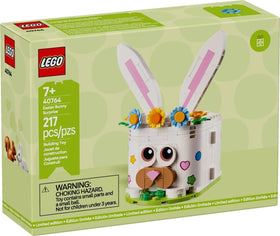 LEGO Easter Bunny Surprise 40764 unboxing scene shows a playful build for family fun