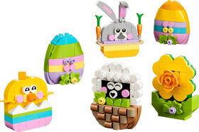 LEGO Easter Decorations chicken in eggshell perfect for playful spring display