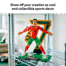 LEGO Cristiano Ronaldo CR7 backdrop enhances room decor