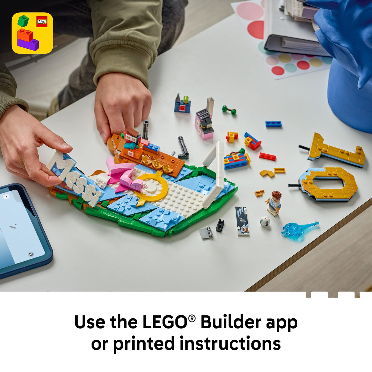 LEGO Builder app offers digital instructions and 3D progress.
