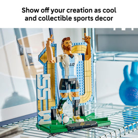 LEGO Lionel Messi printed name plaque for personalized decoration