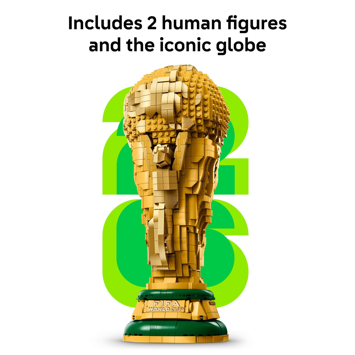 LEGO Editions trophy top globe opening minifigure reveals exclusive 2026 World Cup minifigure