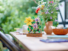 LEGO Flower Trellis Display blooms brighten shelves with spring color palette.