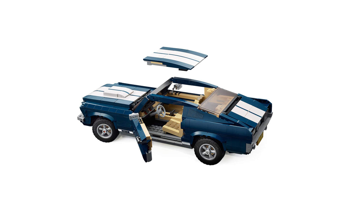 LEGO Ford Mustang GT display-ready model for home or office shelves