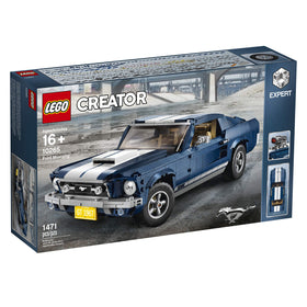 LEGO Ford Mustang GT doors open for accessible cockpit and dynamic posing