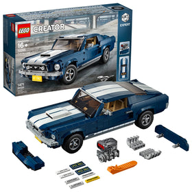 LEGO Ford Mustang GT hood scoop detail enhances authenticity for collectors