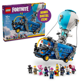 LEGO Fortnite Battle Bus buildable toy for immersive pretend play.