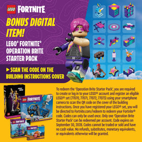 LEGO Fortnite Supply Llama mouth opens for interactive display