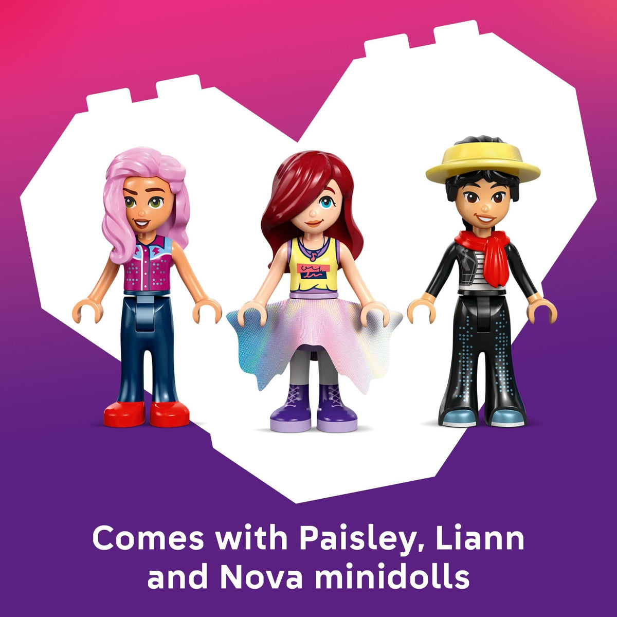 Accessories like wigs, hats, sunglasses and handbags for creative dress-up play.