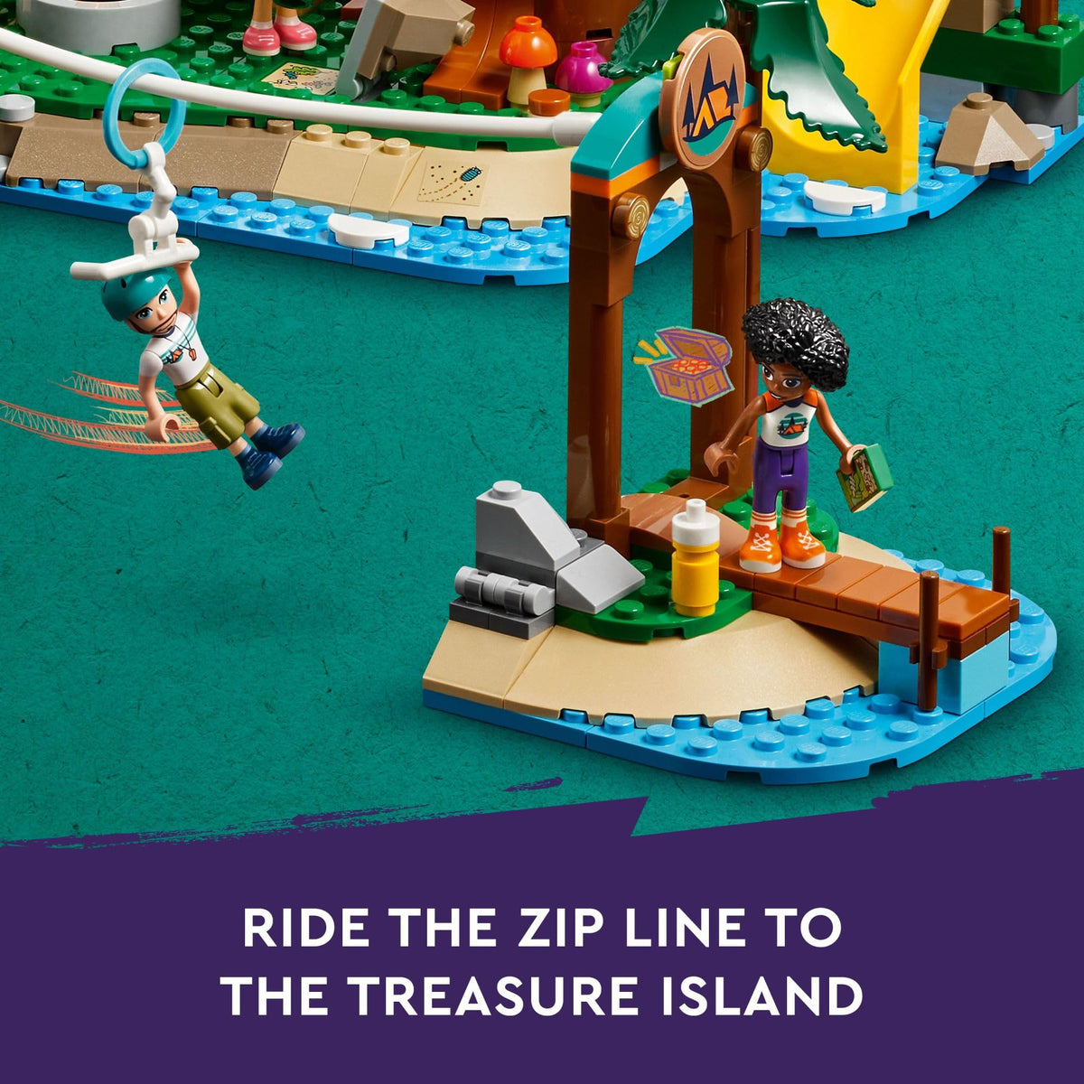 LEGO Friends Adventure Camp Tree House mini dolls illustrate diverse role-play adventures