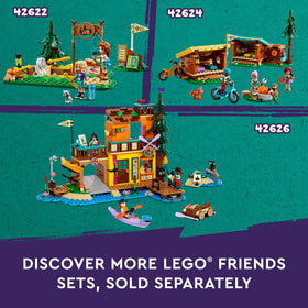 LEGO Friends Adventure Camp Tree House woodland animals enrich storytelling with dam building and hideaways