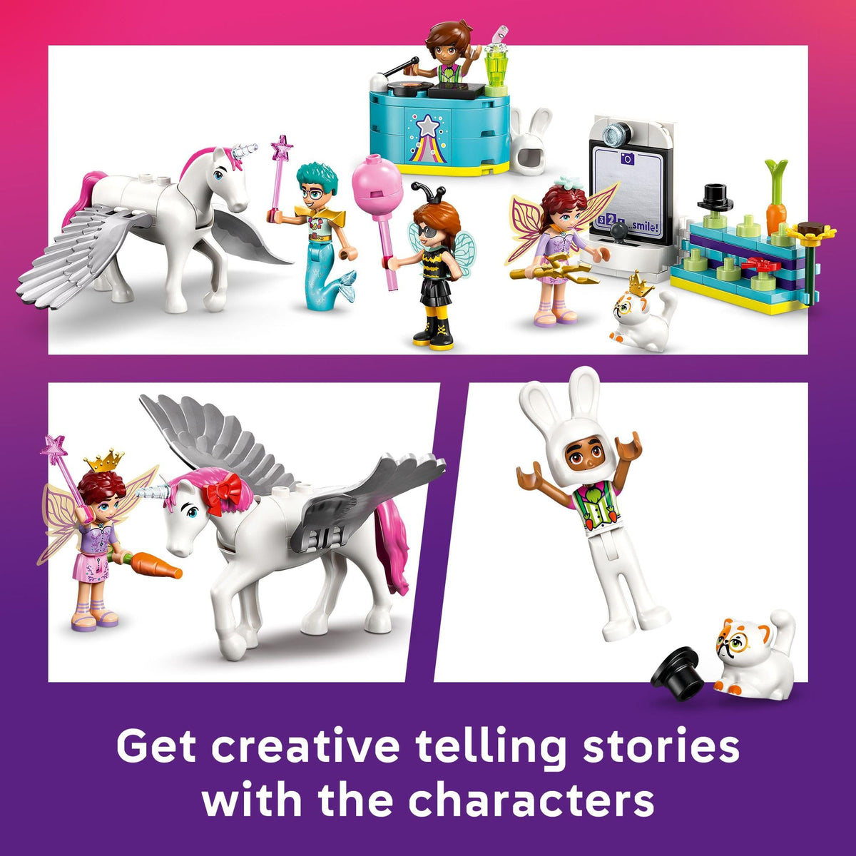 LEGO Friends bubble slushie machine adds colorful sensory pretend treats.